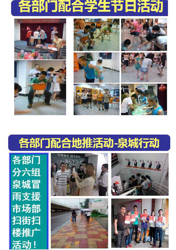 2013年泉州铭大教育培训学校推行全面管理升级