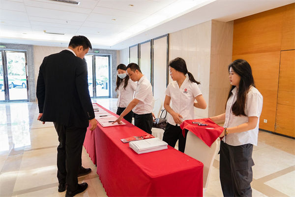 欧陆注册咨询集团大型公开课《年度经营计划&全面预算管理》签到现场